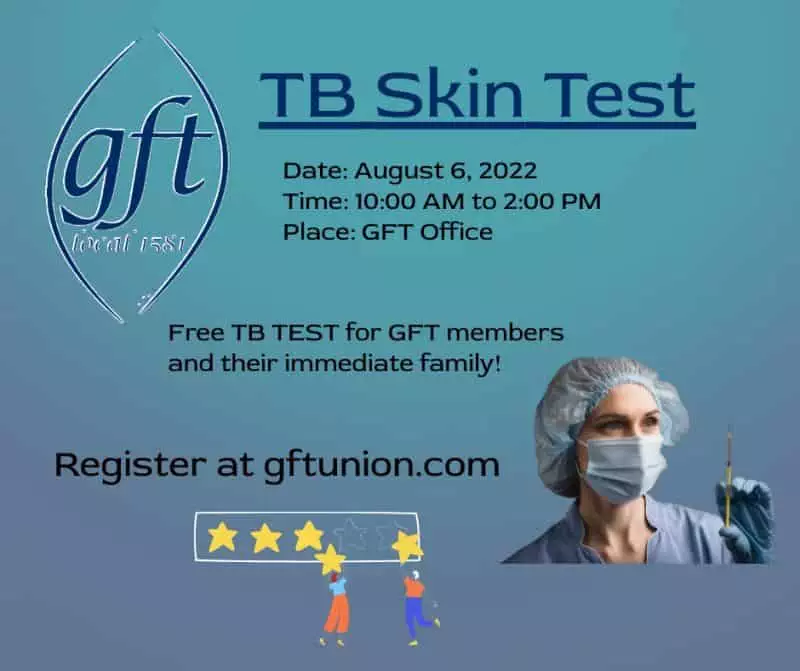 TB Skin Test August 6, 2022