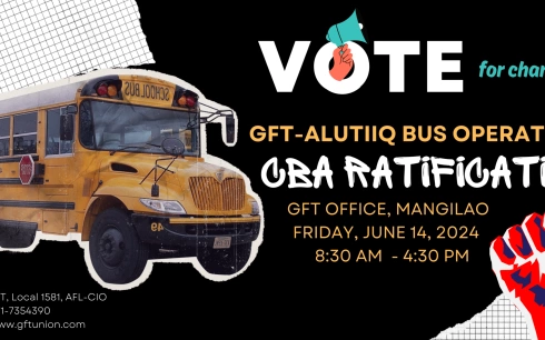 GFT-ALUTIIQ Bus Drivers’ Ratification